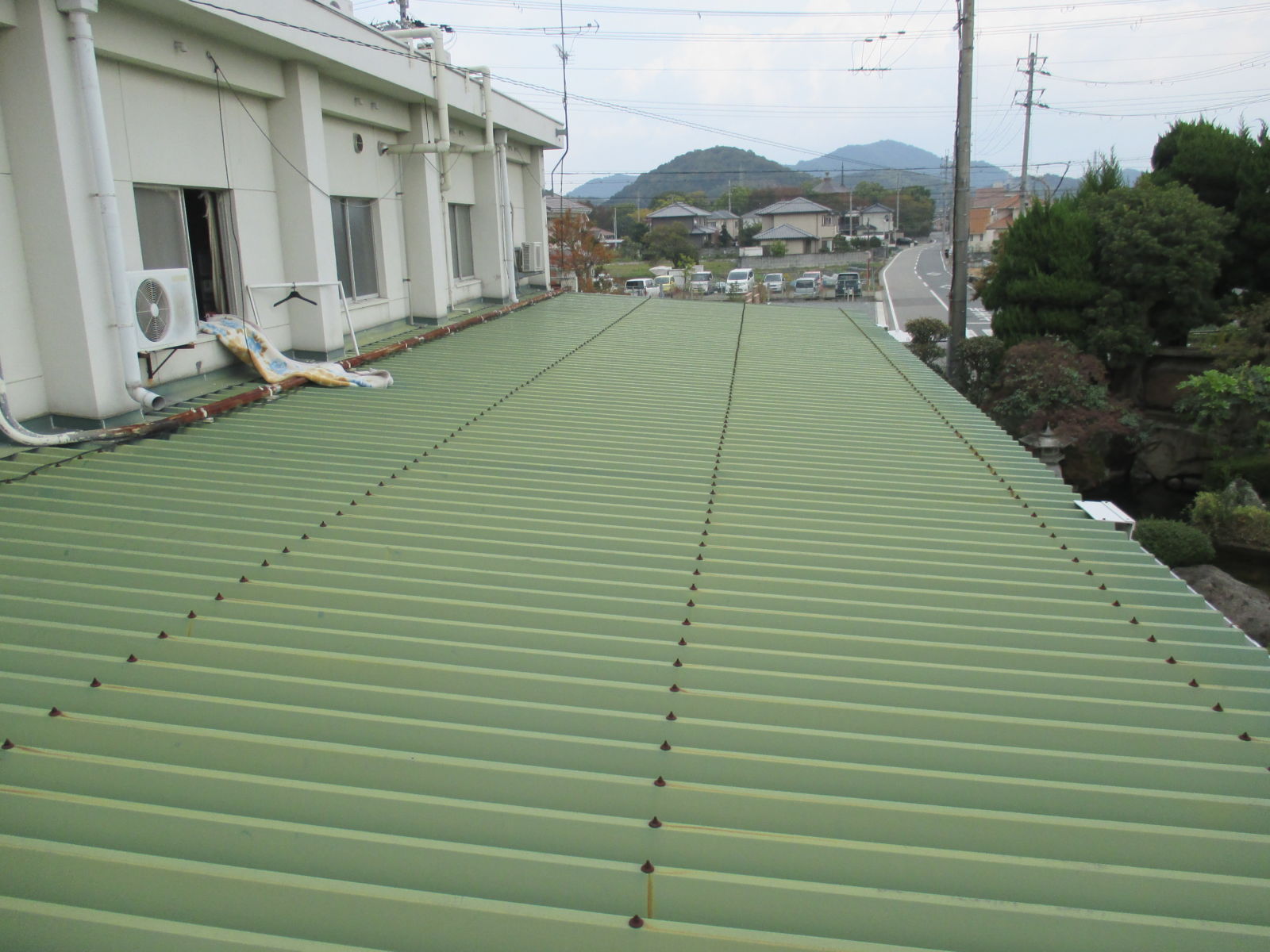 姫路市　屋根塗装　防水工事　大手電機会社