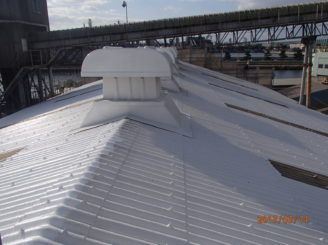 姫路市　屋根塗装　防水工事　製造工場