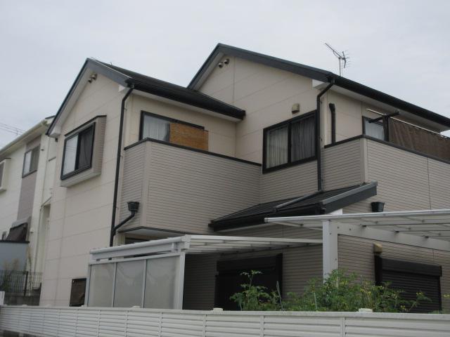 姫路市　サイディング外壁塗装　スレート瓦屋根塗装　防水工事