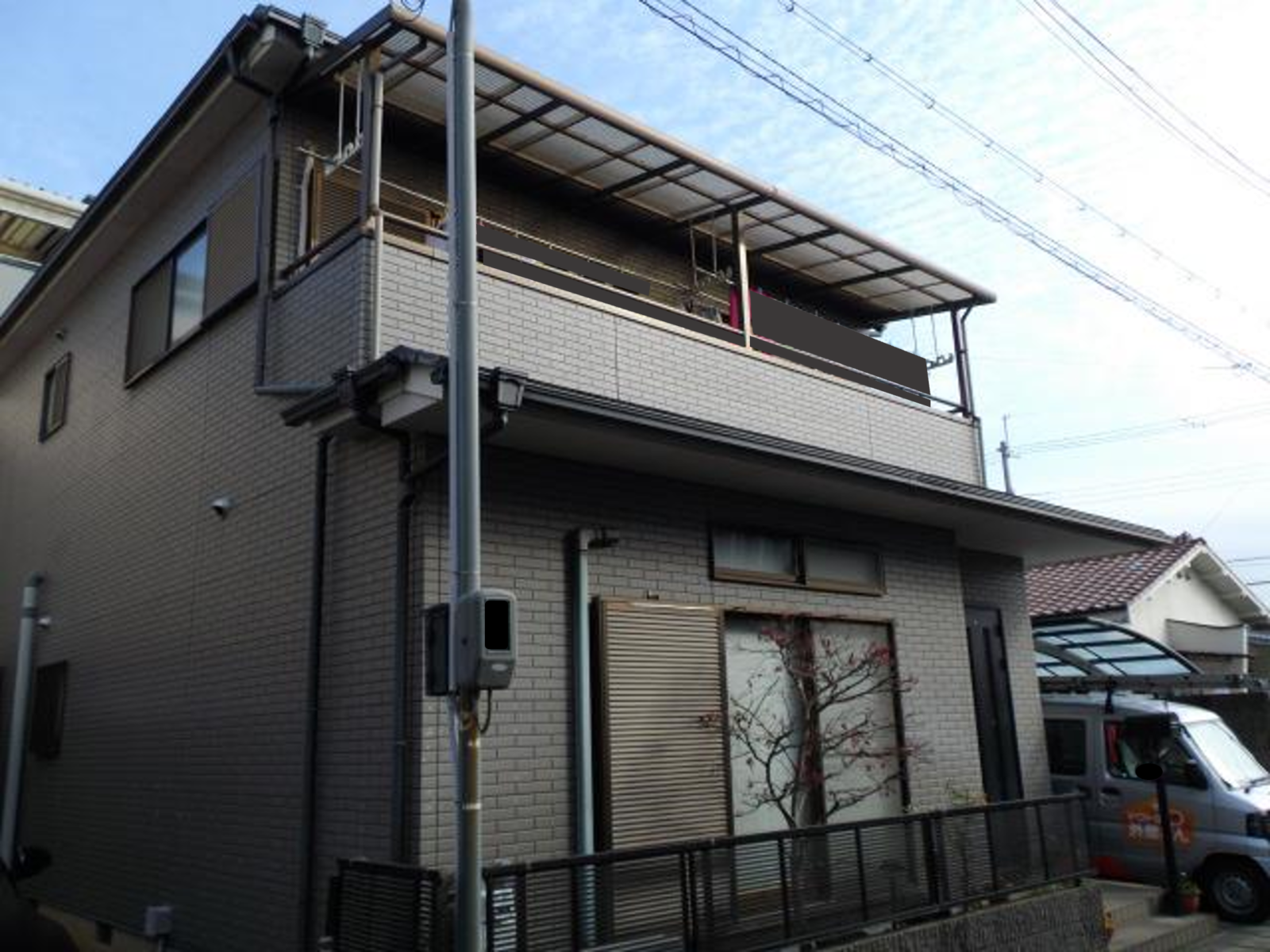 姫路市　築１９年　初めての塗替え　サイディング外壁塗装（超低汚染遮熱ｼﾘｺﾝ）スレート瓦屋根塗装（超低汚染遮熱ｼﾘｺﾝ）で塗替え