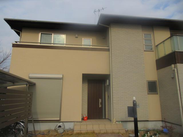 姫路市　築１３年　初めての塗替え　モルタル外壁塗装（遮熱ｼﾘｺﾝ）スレート瓦屋根塗装（遮熱ｼﾘｺﾝ）
