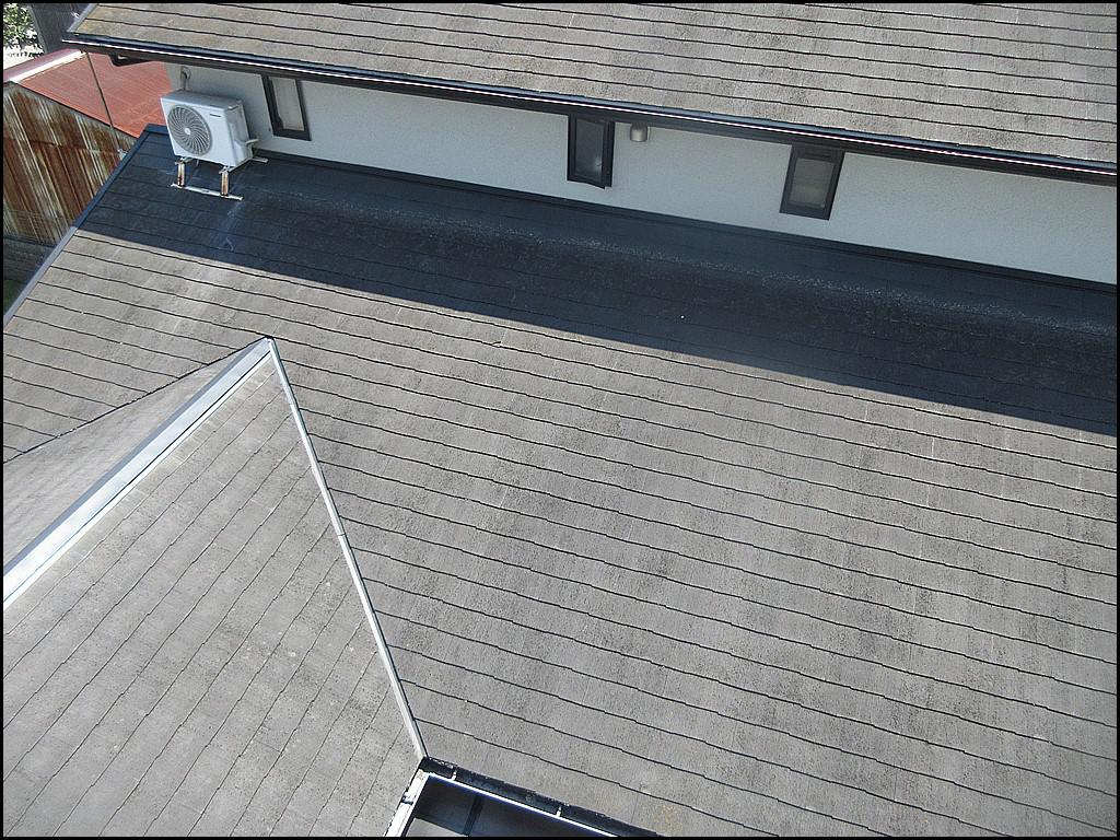 姫路市　築３０年　初めての塗替え　スレート瓦屋根塗装（遮熱超低汚染シリコン塗料）で塗替え　