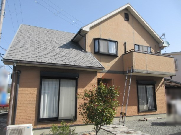 神崎郡　サイディング外壁塗装　スレート屋根塗装　ベランダ防水