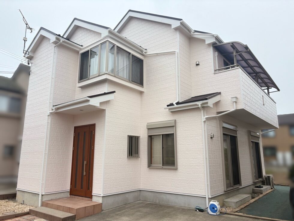 姫路市　サイディング外壁塗装　スレート屋根塗装　ベランダ防水