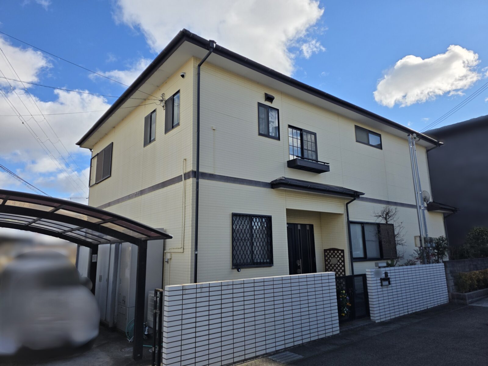 姫路市　築３１年　サイディング外壁塗装　モニエル屋根塗装　ベランダ防水