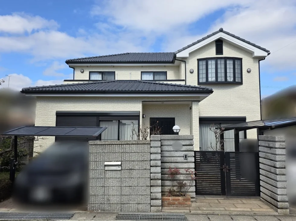 姫路市　築２９年　サイディング外壁塗装　モニエル屋根塗装　防水工事