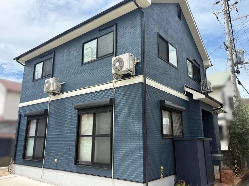 高砂市　築２６年　サイディング外壁塗装　スレート屋根塗装　ベランダ防水